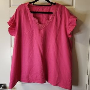 SHEIN Curve 4XL‎ Pink Top